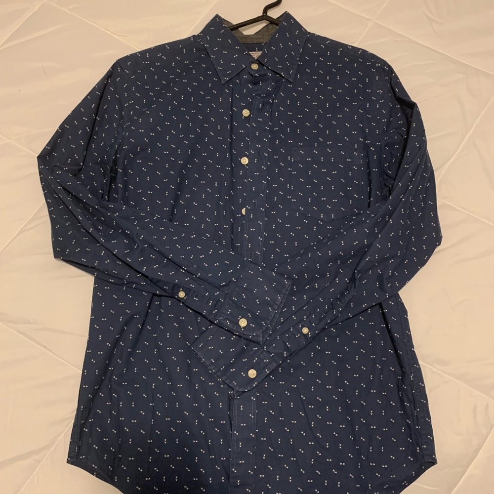 JCrew Slim stretch secret wash shirt